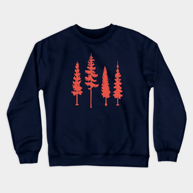 Trees Crewneck Sweatshirt by PallKris